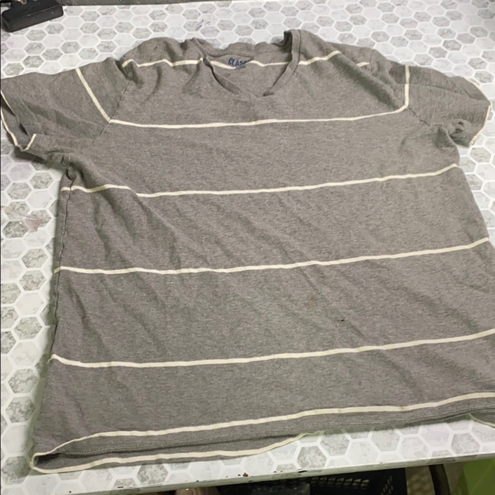 Old Navy Classic Fit Medium Striped Short Sleeve T
